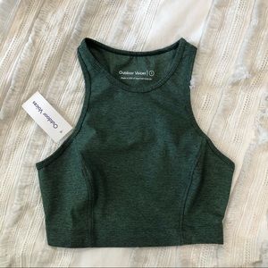 Outdoor Voices Athena Crop, Small, Hunter green